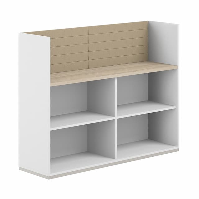 Стеллаж-комбо 1438 односторонний Norden Allegro AG.252.200.662.BG с экраном тканевым высоким