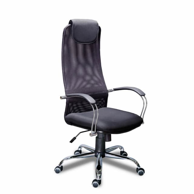 Кресло для персонала Мирэй МГ-28 хром ТГ, сетка