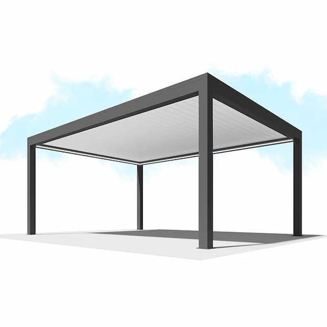 Пергола Сити-Форм Pergola В500-25П Bioclimatic с поворотными ламелями ЛАМЕЛЬ 250 X 53 (7,5х2,5) 1 модуль