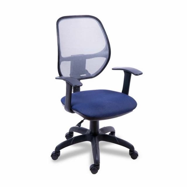 Кресло компьютерное Мирэй Марс new Т комфорт (синий), ткань цветная серия В