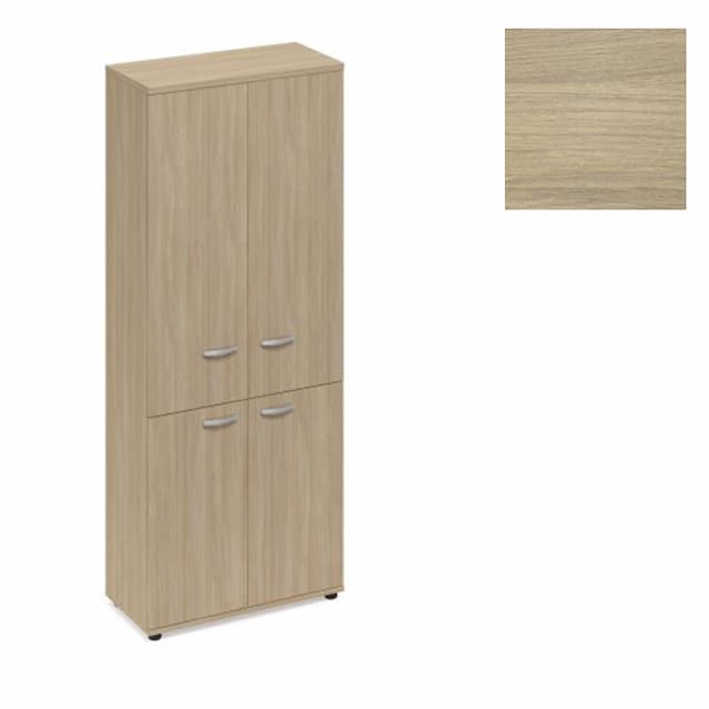 Шкаф для документов закрытый 4-х дверный Юнитекс А4 (78x36.4x193) А4 9373 ДК дуб скандинавский