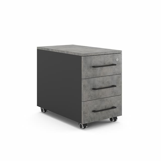 Тумба мобильная Kobor TМ3-40/50 black/chicago