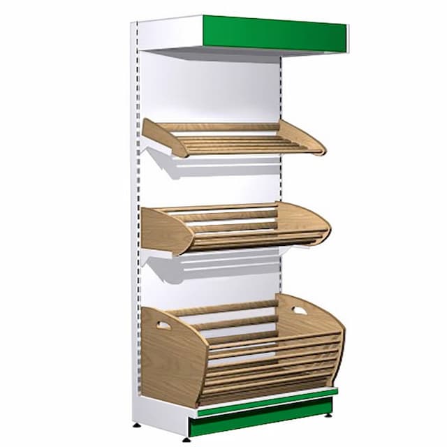 Стеллаж хлебный Русь MAGMA СК100Х с фризом