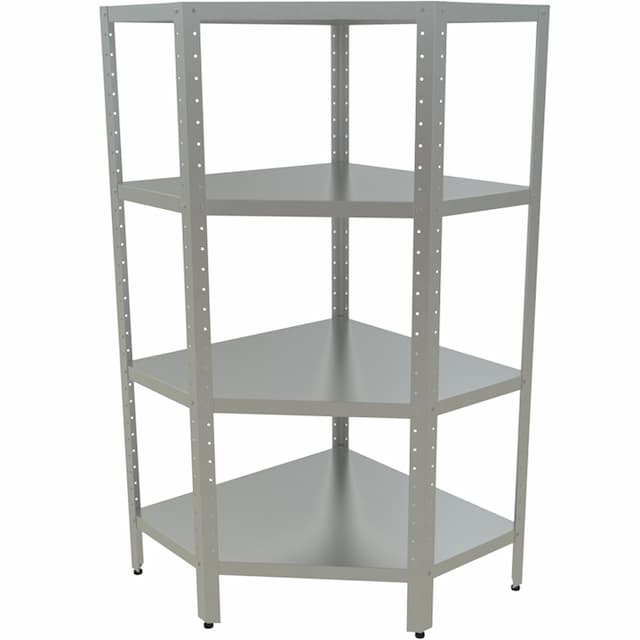 Стеллаж кухонный угловой КОБОР СКУ-5/6-100/90/430